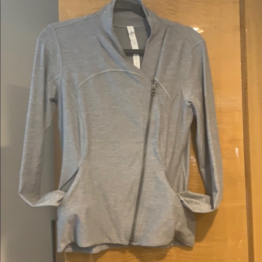 Lululemon gray zipper sweatshirt size 8
